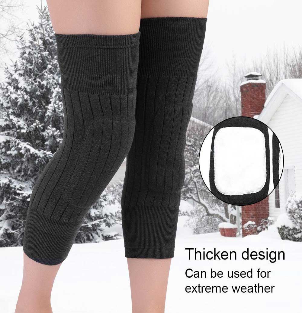 Thick Warm Wool Kneepad for Women Men Old People