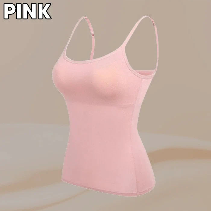 Last Day 49 % off - Cami Bra – Women’s Camisole 02 in 01 With Built In Padded Bra Vest
