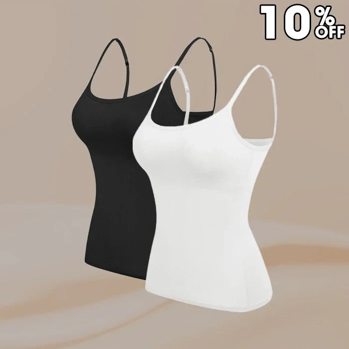 Last Day 49 % off - Cami Bra – Women’s Camisole 02 in 01 With Built In Padded Bra Vest