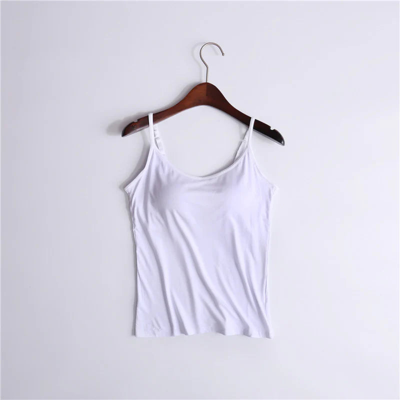 Last Day 49 % off - Cami Bra – Women’s Camisole 02 in 01 With Built In Padded Bra Vest