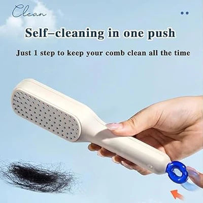Self Cleaning Hair Comb