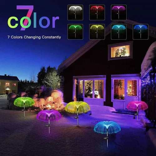 Waterproof Colors Changing Solar Jellyfish Lights