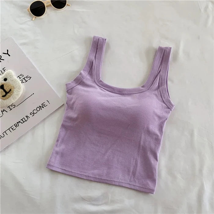 Jared Tank Tops with Inbuilt Bra