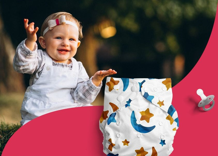 Kids' Free Size Reusable Diaper + Insert (0-36 months)