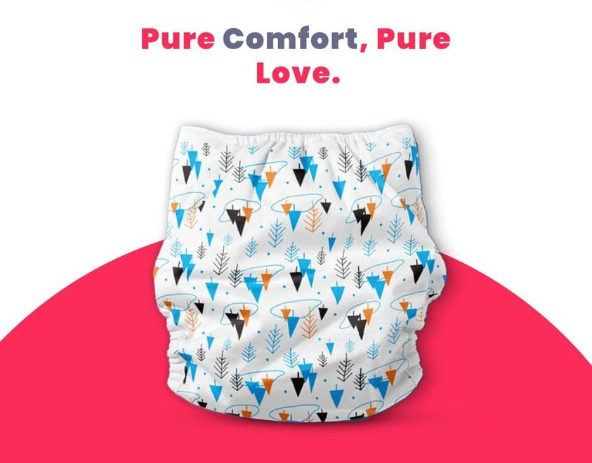 Kids' Free Size Reusable Diaper + Insert (0-36 months)