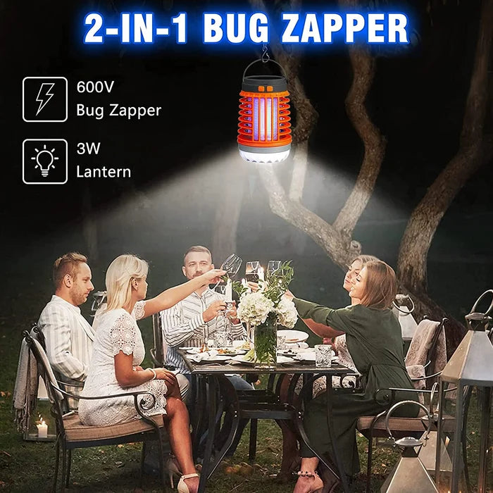 Multifunctional Solar camping and USB Chargeable Mosquito Killer Lamp