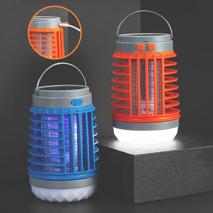 Multifunctional Solar camping and USB Chargeable Mosquito Killer Lamp