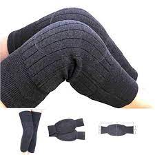 2pcs Cashmere Leg Warmer Thick Warm Wool Kneepad for Women Men Old People