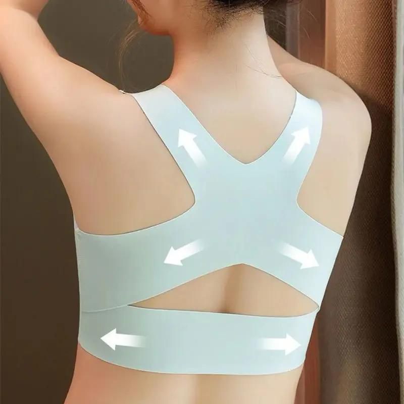 New Front Cross Side Buckle Lace Bras fitness Bra Sport Bra for Women ladies and girls Push-up, back support, posture correction Bra Random Colors (Size 32 -48)