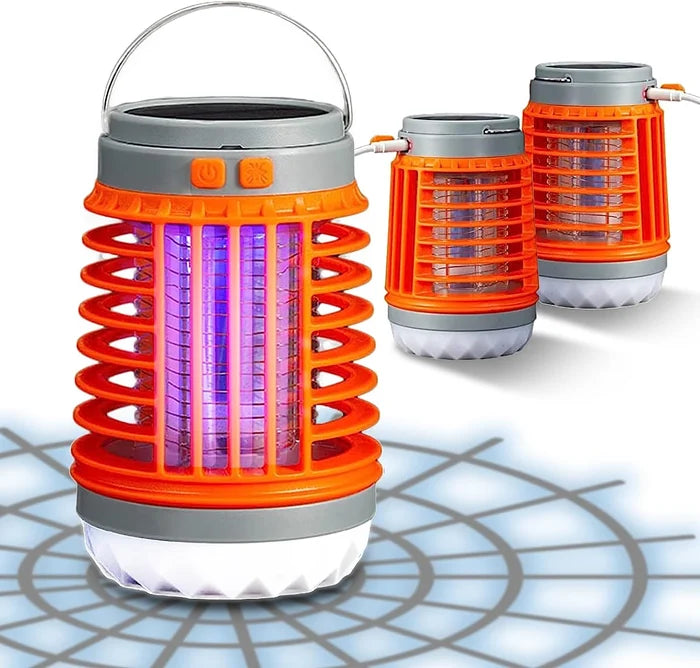 Multifunctional Solar camping and USB Chargeable Mosquito Killer Lamp