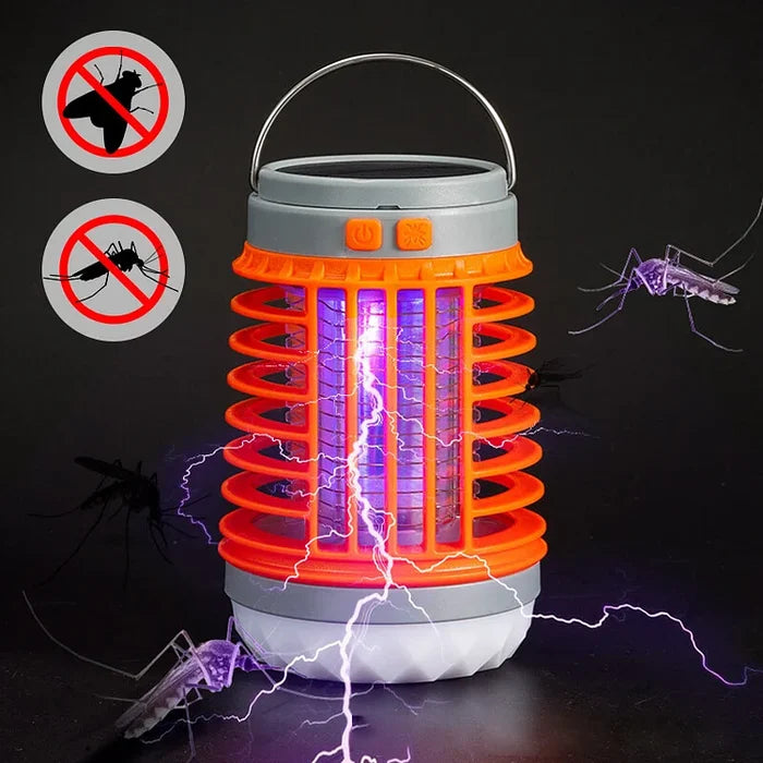 Multifunctional Solar camping and USB Chargeable Mosquito Killer Lamp