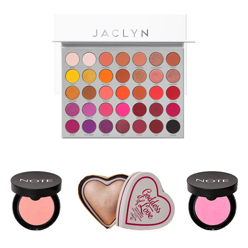 JACLYN-HILL-VOLUME2-EYESHADOW-PALETTE-GODDESS-OF-LOVE-HIGHLIGHTER-NOTE-LUMINOUS-SILK-COMPACT-BLUSHER