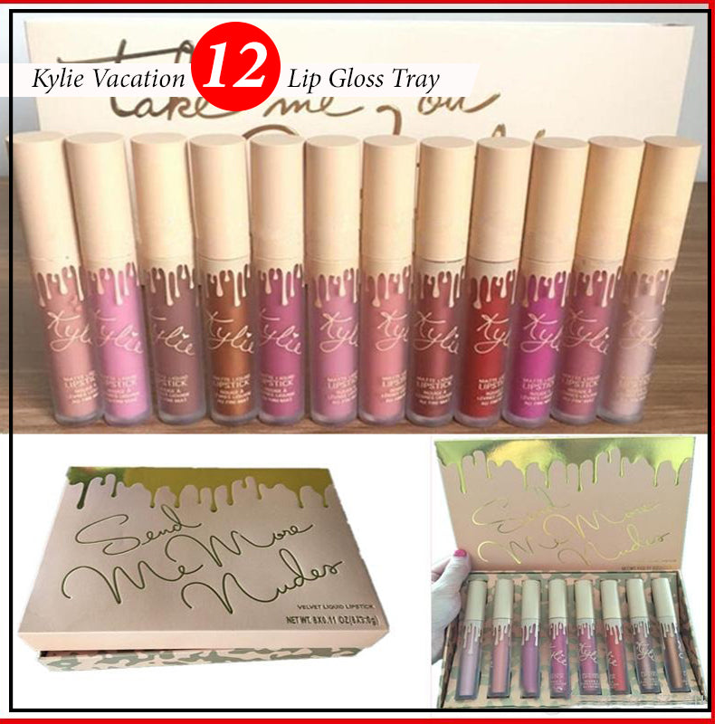 Kylie Take Me On Vacation Liquid Matte Gloss Tray