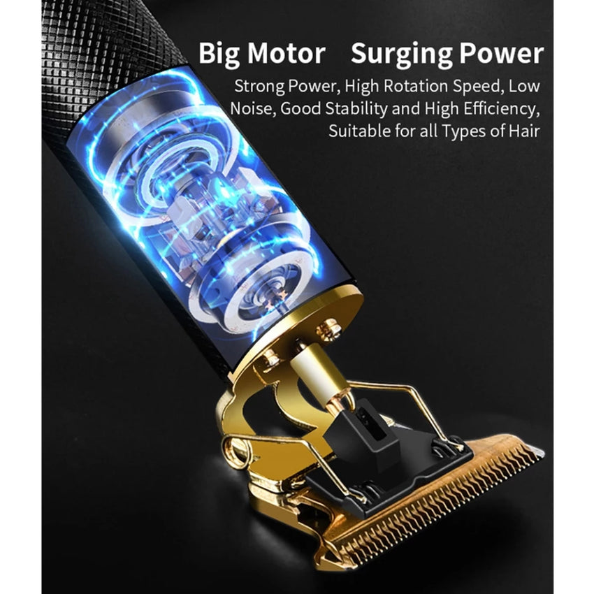 T Blade Trimmer For Men, Cordless Electric Rechargeable Hair Clippers Zero Gapped Beard Trimmers
