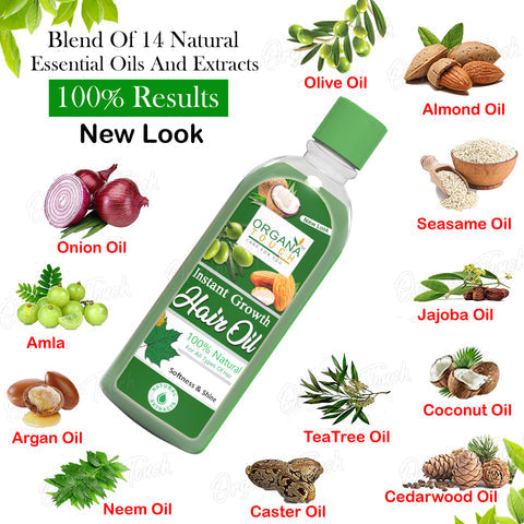 NATURAL INGREDIENTS ESSENTIAL HAIR OIL