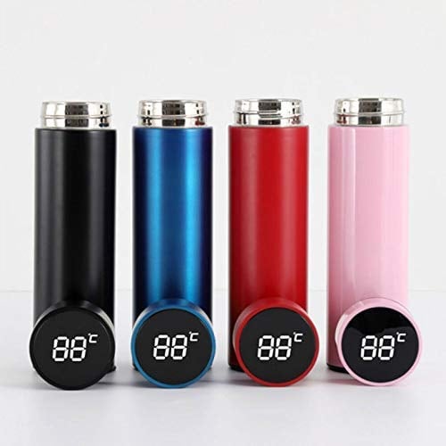 Smart Cup Intelligent Water Bottle 304 Double-layer Stainless Steel LED Display Temperature 500ML