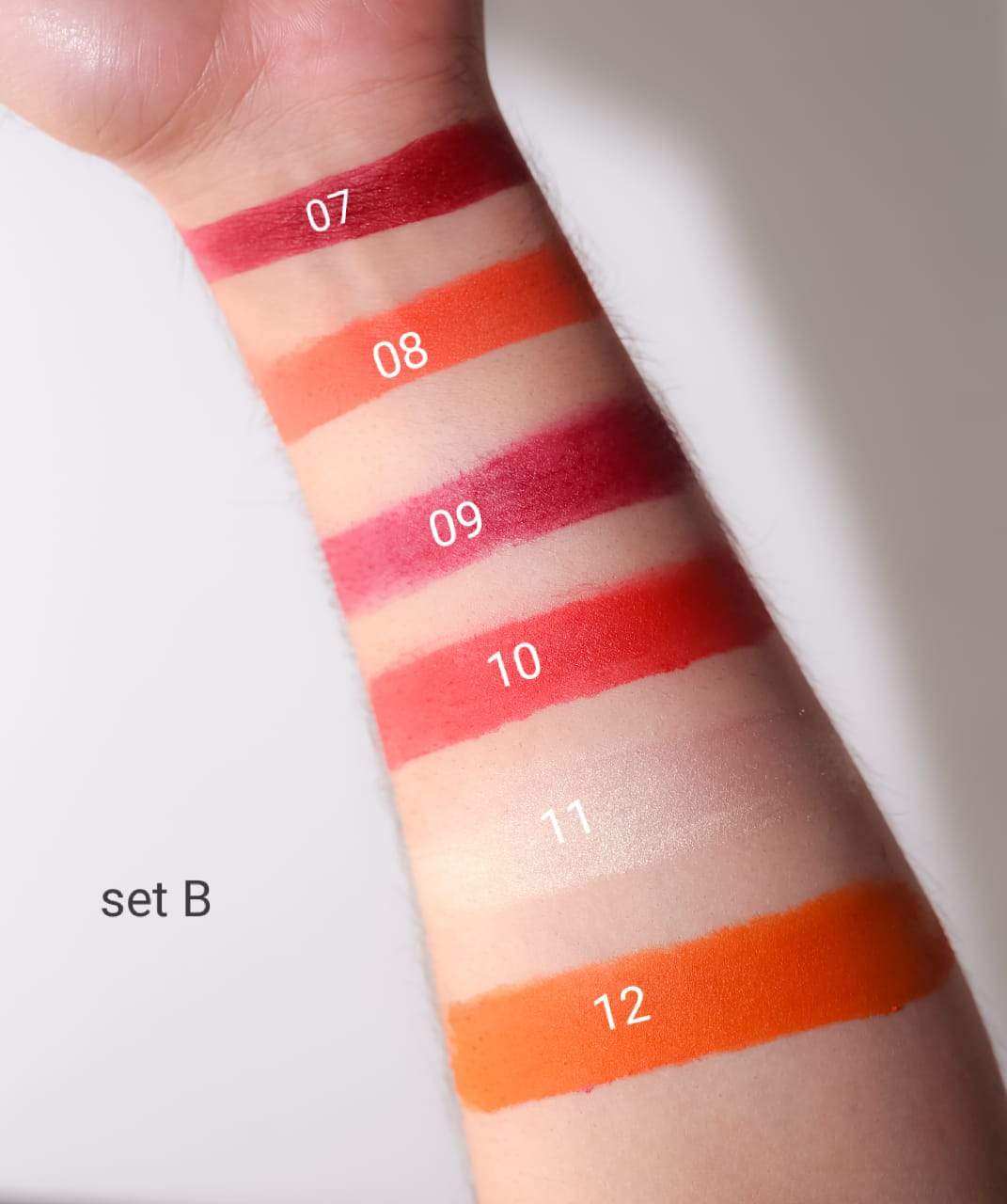 NYX MATTE PLUSH LIPSTICK PACK OF SIX (06)