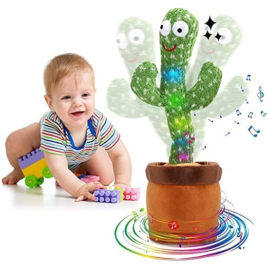 Dancing Cactus Toy-Talking Cactus Toy Repeats What You Say