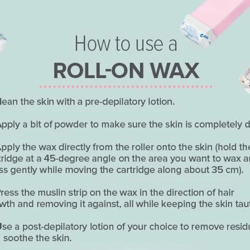 Rica Roll On Wax Deal Pack OF 3 Depilatory Machine + Rica Roll On Wax + Wax papers(50pcs)