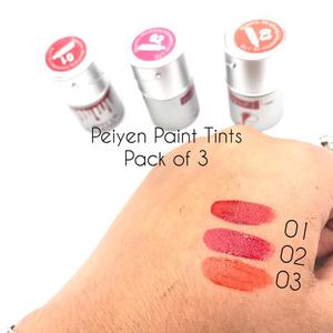 AMAZING PEIYEN PAINT TINTS PACK OF 3