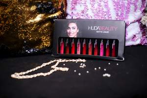 HUDA BEAUTY LIPGLOSS PACK OF TWELVE (12)