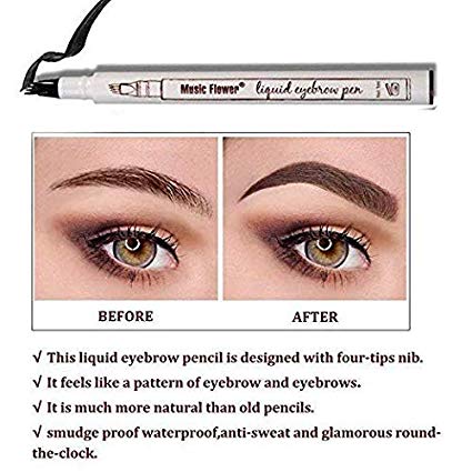 Waterproof Eyebrow Pencil (Pack of 4)