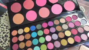 48 COLOR EYESHADOW AND 10 COLOR BLUSHER PALLET