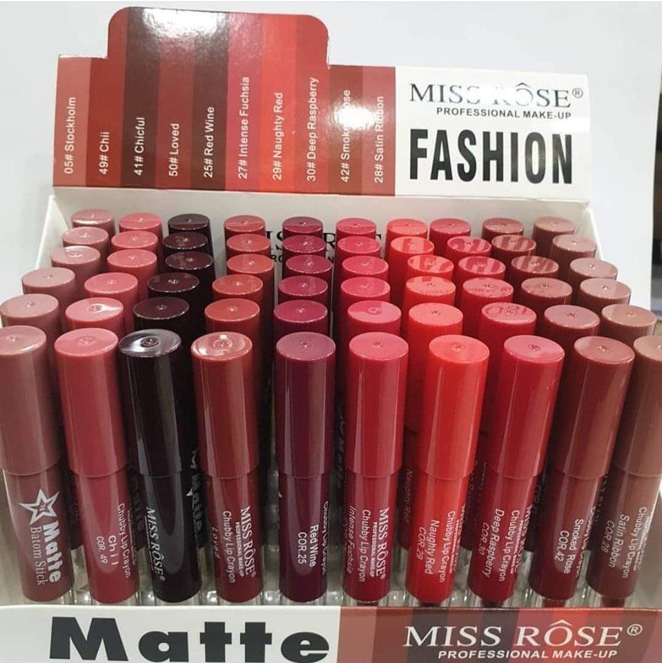 MISS ROSE ORIGINAL LIP CRAYONS (PACK OF 10)