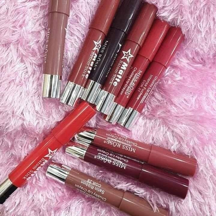 MISS ROSE ORIGINAL LIP CRAYONS (PACK OF 10)