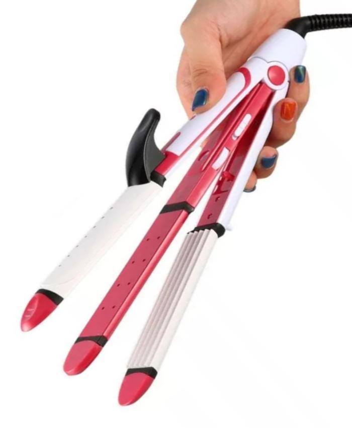 3 in 1 Curler Straightener and Crimper
