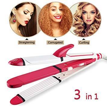 3 in 1 Curler Straightener and Crimper