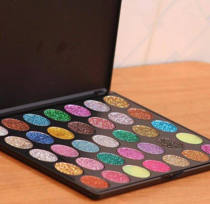 35 COLOR PRESSED GLITTER PALETTE