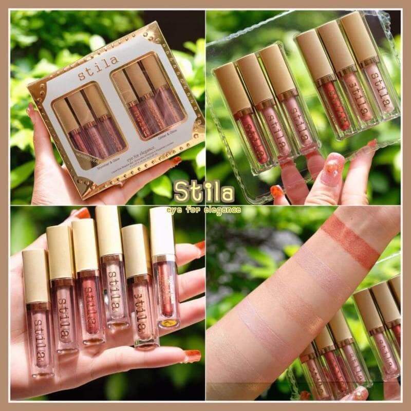STILA GLITTER LIQUID EYESHADOW ( PACK OF SIX "6" )