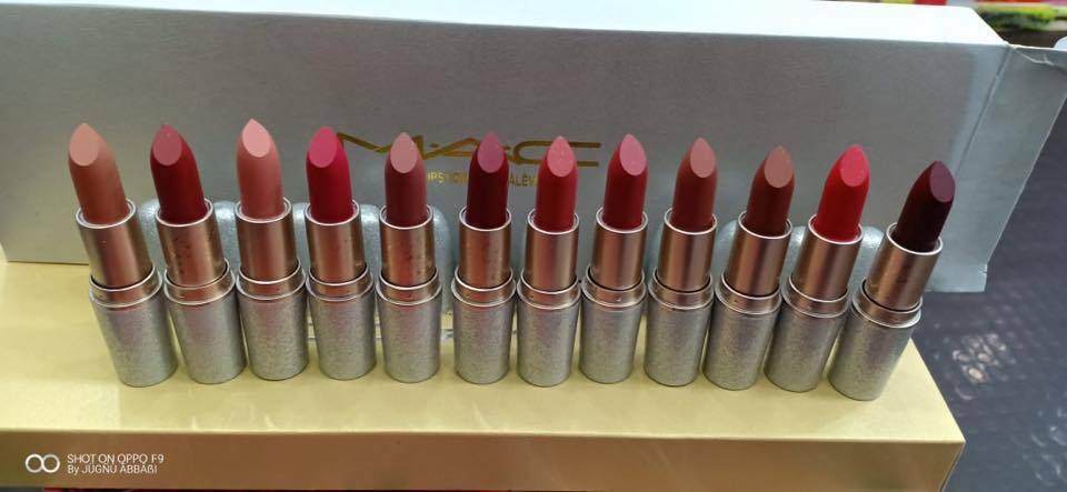 MAC MATTE LIPSTICK PACK OF 12