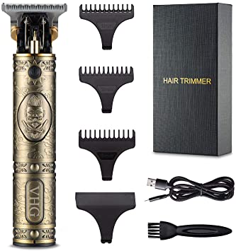 T Blade Trimmer For Men, Cordless Electric Rechargeable Hair Clippers Zero Gapped Beard Trimmers
