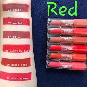 MISS ROSE WATERPROOF PIGMENTED GLOSS (PACK OF 6)