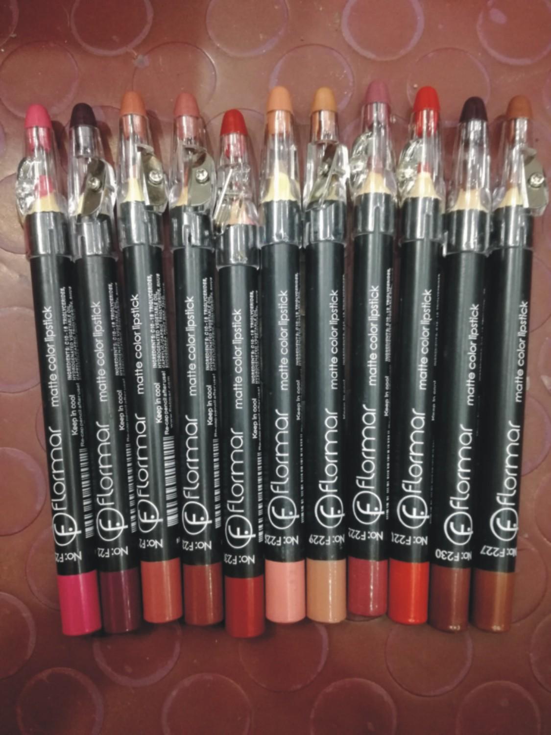 Flormar 12 Matte Color Lipsticks