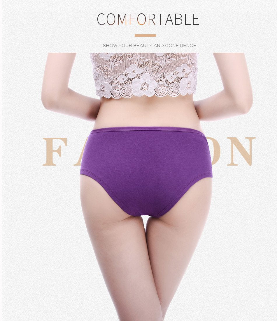 WOMEN HIGH QUALITY COTTON SEAMLESS UNDERWEAR PACK (U001)