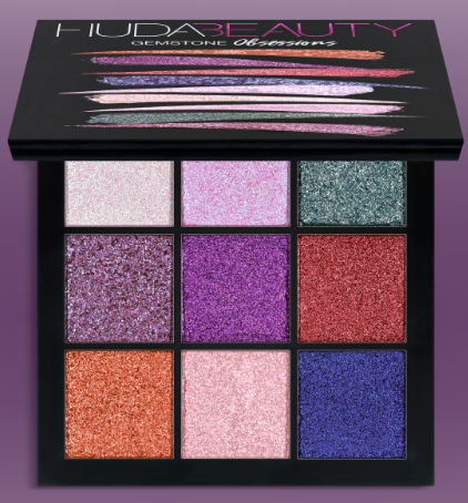 HUDA BEAUTY OBSESSIONS EYESHADOW PALETTE PACK OF 5 , MAUVI,SMOKEY,GEMSTONE,COREL,WARMBROWN