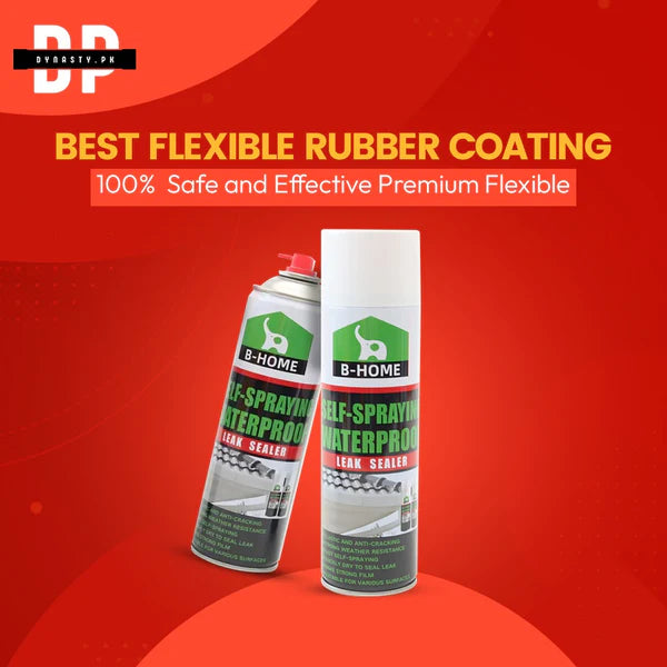 Waterproof leak-trapping spray ground and roof leakproof