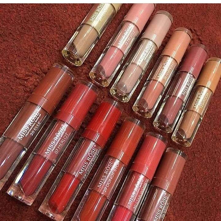 MISS ROSE WATERPROOF PIGMENTED GLOSS (PACK OF 6)