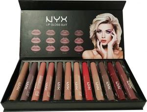 NYX LIPGLOSS VALLET OF 12