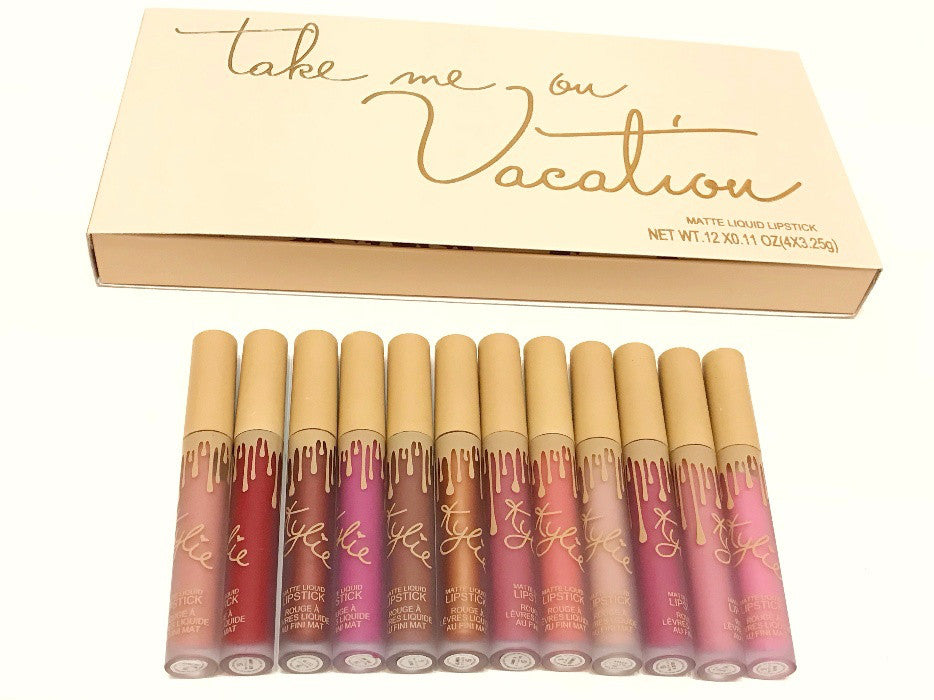 Kylie Take Me On Vacation Liquid Matte Gloss Tray