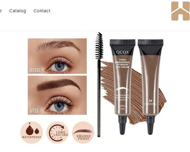 Eyebrow tint kit-long lasting & waterproof brow Dye gel