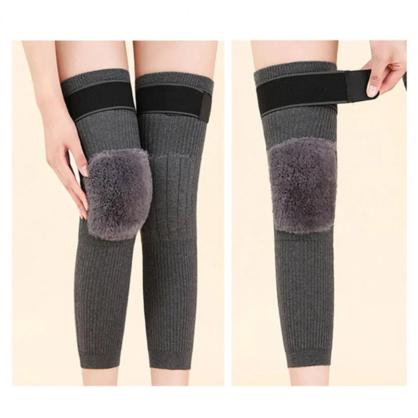 Last Day 50 % Off Thick Warm Wool Kneepad for Women Men Old People