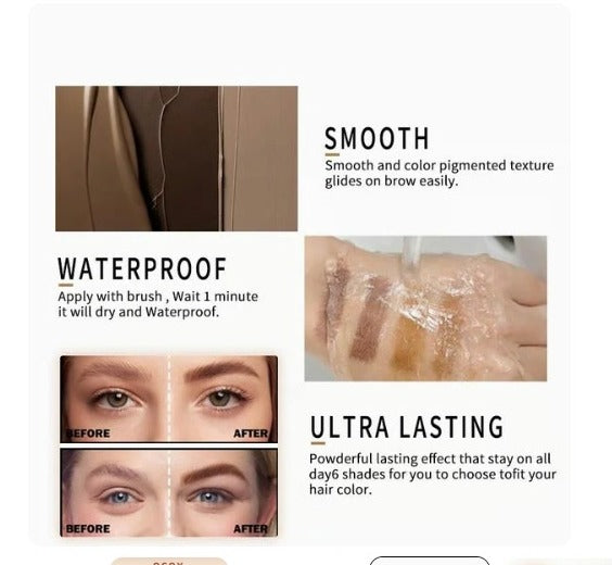 Eyebrow tint kit-long lasting & waterproof brow Dye gel