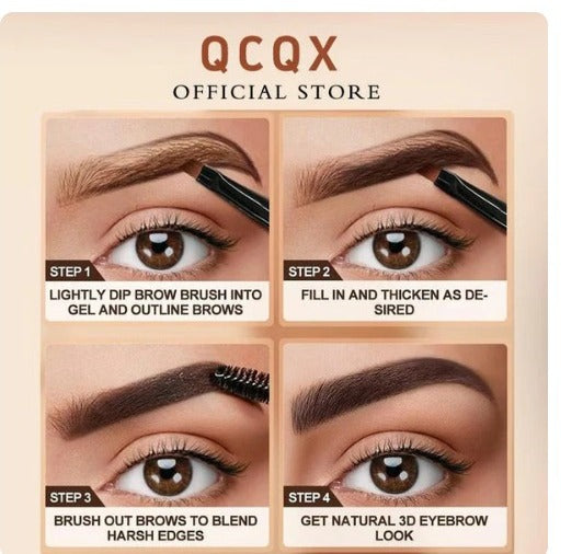 Eyebrow tint kit-long lasting & waterproof brow Dye gel
