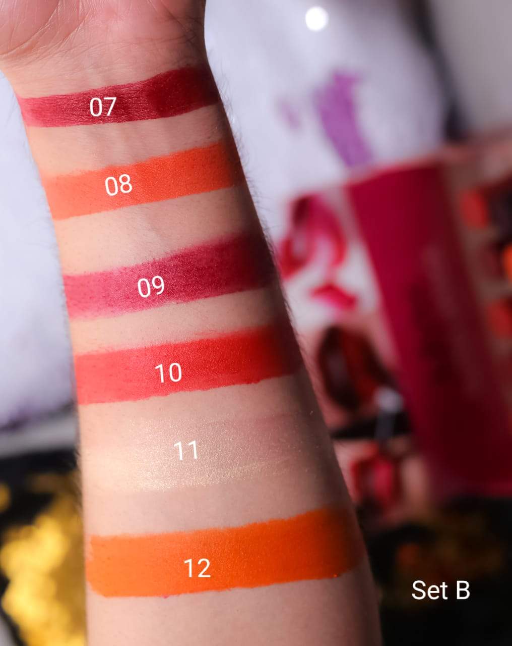 NYX MATTE PLUSH LIPSTICK PACK OF SIX (06)