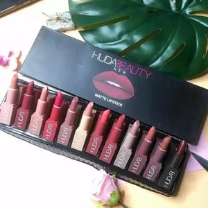 HUDA MATTE LIPSTICK PACK OF 12 PICS