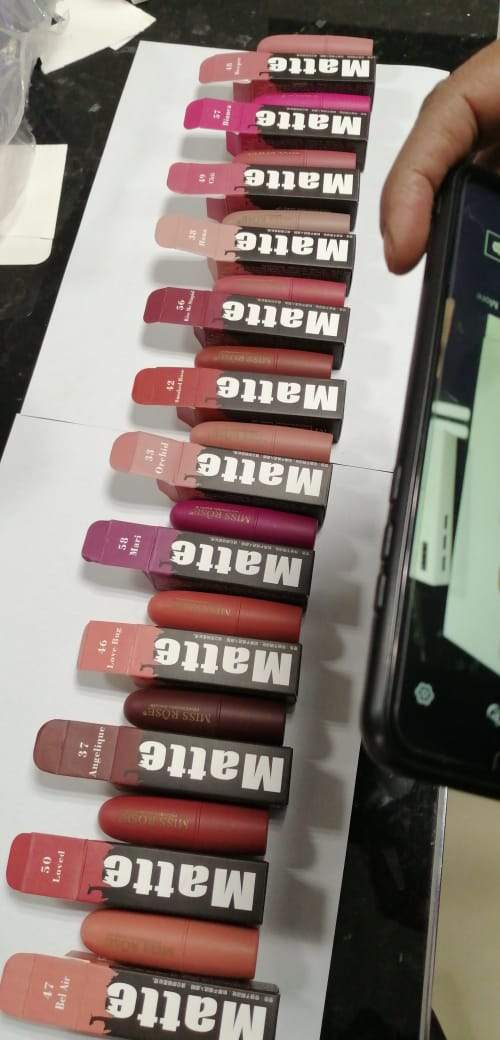 MISS ROSE WATERPROOF LONG-LASTING MATTE LIPSTICKS